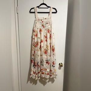 Free People Floral Midi Dress